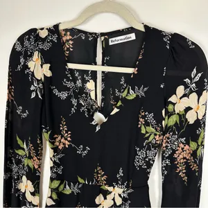 Reformation Elenor Floral Mini Dress thumbnail 7