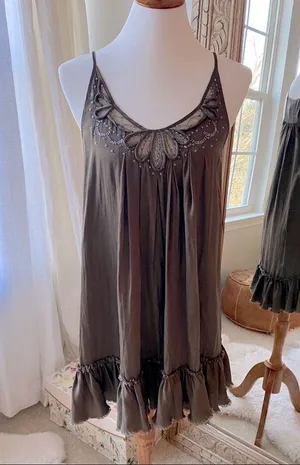 Moda International Beaded Top Slip Dress thumbnail 1