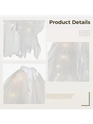 NEW Lighted Bride Veil Pearls 23.6-31.5 In Tier Wedding Veil Bachelorette thumbnail 3