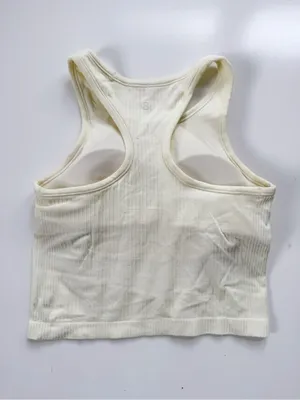 lululemon Ebb to Street Cropped Racerback Tank Top size 6 thumbnail 2