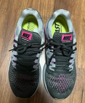 Nike Gray and Pink Athletic Sneakers thumbnail 1