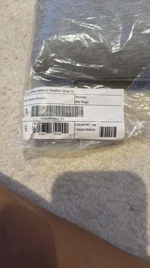 Alo Yoga Accolade Hoodie Heather Athletic Grey M thumbnail 3