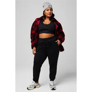 Fabletics Cold Weather Joggers Pants Black Thermal Winter Track Gorpcore Sz 1X thumbnail 2