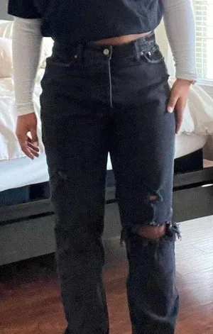 Abercrombie High Waisted Jeans thumbnail 1