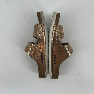 Birkenstock Arizona Gator Gleam Copper Two-Strap Comfort Sandal EU 38‎ US 7 thumbnail 7