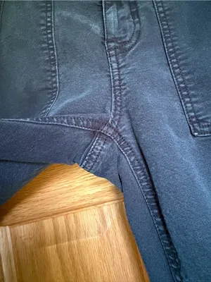 American Eagle Women Stretch Cargo Straight Pants Blue Gray Size 6 Long Tall thumbnail 5