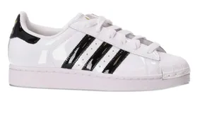 Adidas Originals Superstar II JS4010 White Black Patent Shoes Women's 7.5 NIB thumbnail 1