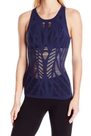 Alo Vixen‎ Tank Womens Navy Blue Size L thumbnail 1