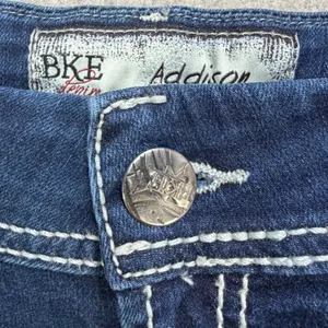 BKE Jeans Bootcut Womens 29R Addison Blue Denim Y2K Bling Western Cowgirl Boho thumbnail 7