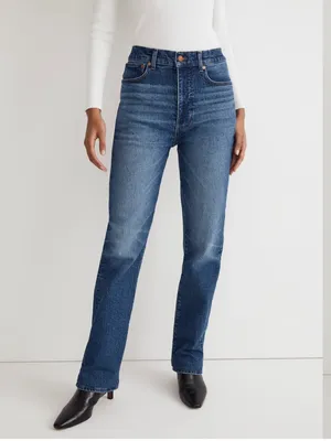 Madewell The '90s Straight Jean Comfort Stretch Barlow Wash Size 30 thumbnail 2