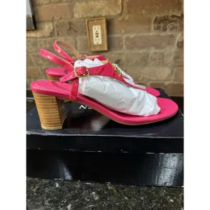 Lauren by Ralph‎ Lauren Women's Westcott Ii Heel Sandal Pump Pink Size 9.5! thumbnail 2