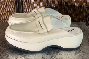 Free People Cream Loafer Slip On Shoes Size 38 thumbnail 1