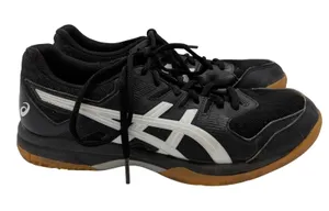 Asics Gel-Rocket 9 Womens‎ 8.5 Black White Gum Indoor Court Shoes 1072A034 thumbnail 1