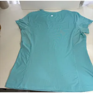 Tek Gear DryTek Light Blue Shadow Stripe Athletic Tee XL thumbnail 2