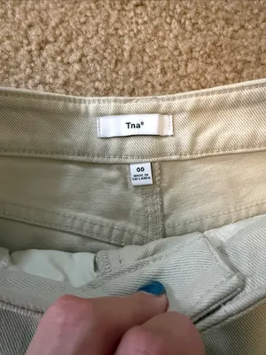 Aritzia TNC Cream Cargo Pants thumbnail 2