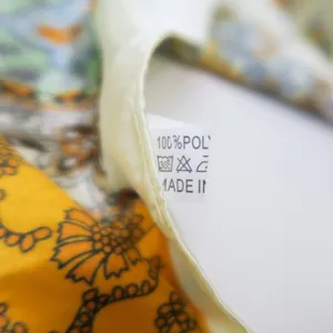 Cream Paisley Floral Scarf Wraps Gold thumbnail 7