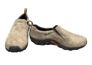 Merrell Duel Density wms gray black leather suede moc shoes sz 10 SKU 10-707 thumbnail 1