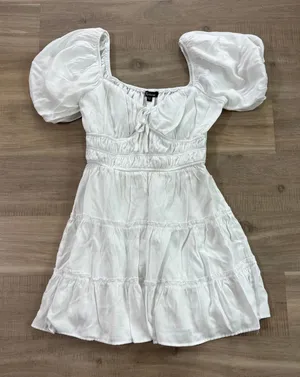 Trixxi White Mini Dress Women Size Small thumbnail 1