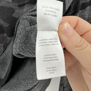 Rails Ramona Iron Camo Print Gray Black Sweatshirt Pullover‎ Top Women’s Size XS thumbnail 9