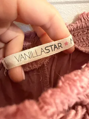 Vanilla Star Women’s Pink Wide-Leg Tassel Drawstring Pants thumbnail 6