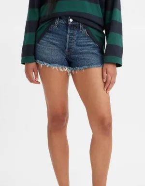 Levi's Women's 501 Original High-Rise Jean Shorts thumbnail 1