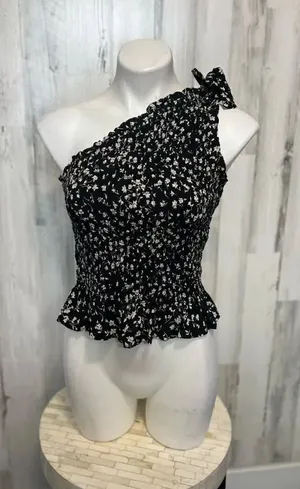 Black crop top Black thumbnail 1