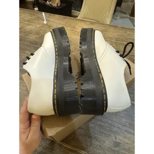 Dr. Martens 1461 Quad Leather Oxfords Platform Shoes White US Mens 7/ Womens 8 thumbnail 7