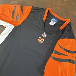 Cincinnati Bengals blank Jersey Shirt Womens Black NFL Football Sportswear fan M thumbnail 9