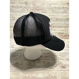 Otto KC Kansas City Chiefs Trucker Hat One-Size Snapback Cap Football NFL Black thumbnail 4