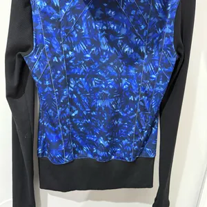 Alo Yoga Jacket Blue And Black Size Small Hoodie Full‎ Zip Athletic T thumbnail 7