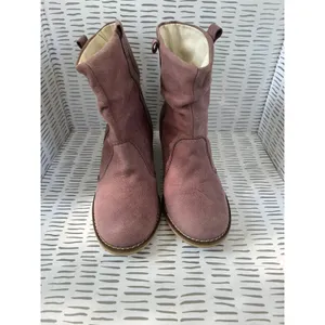 Lavorazione Artigiana for Sundance Italian Leather Slouchy Boots Mauve 39 8.5 thumbnail 4
