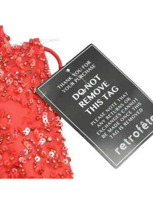 Retrofête Coral Sequin Mini Dress XL NWT thumbnail 6