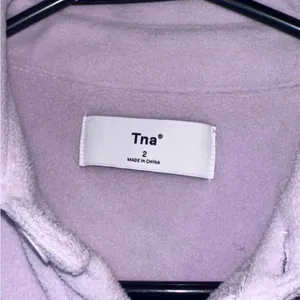 Aritzia tna lavender fleece button up |2| thumbnail 3