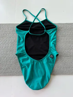 Jolyn Brandon 2 Teal Onesie One Piece Swimsuit Size 32 thumbnail 2