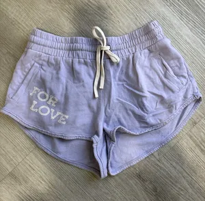 Anthropologie Daily Practice for love casual lavender shorts thumbnail 1