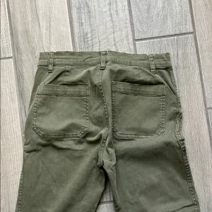 J. Crew Women's Olive Straight Leg Pants thumbnail 5