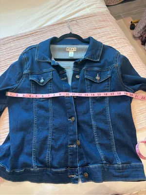 Dash‎ Classic Women's Dark Wash Denim Jacket size Medium Blue thumbnail 9