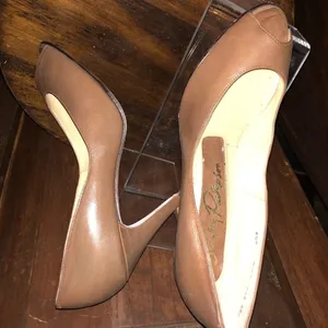 Vintage Stanley Philipson‎ Leather Heels Brown Size 6.5 thumbnail 3