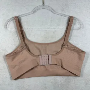 Soma Sport Seamless Ballet‎ Back Bra XL Nude Tan Adjustable Straps 9207 thumbnail 5