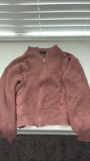 SheIn sweater zip up thumbnail 2