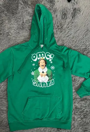 Elf Movie Hoodie Green Size XS thumbnail 2