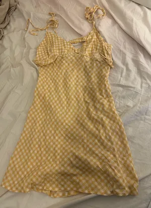 Audrey 3+1 yellow Gingham Sundress  thumbnail 1