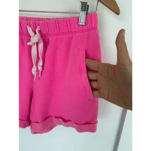 PINK Victoria’s Secret Pink Fleece Shorts Lounge Drawstring side Logo - XS thumbnail 3