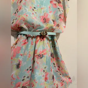 Candie’s Layered Floral Flutter Mini Dress | Soft Romantic Silhouette thumbnail 5
