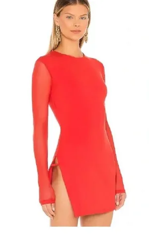 superdown Red Mini Dress thumbnail 1
