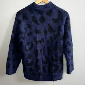 Kate Spade Leopard Print Alpaca Wool Blend Sweater Size Small thumbnail 7