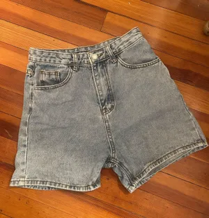 Long denim shorts Gray Size 2 thumbnail 1