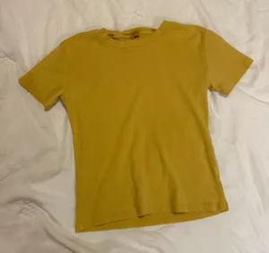 Brandy Melville John Galt Yellow Short Sleeve Top One Size thumbnail 1
