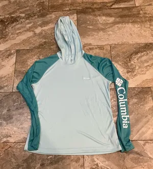Columbia women’s Fork Stream Long Sleeve Hoodie Size M Outdoor Fishing Trekking thumbnail 1
