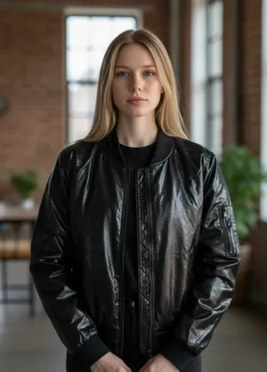 NWOT Free people movement X FP Luxe Satin Bomber Jacket Olive Green Small thumbnail 1
